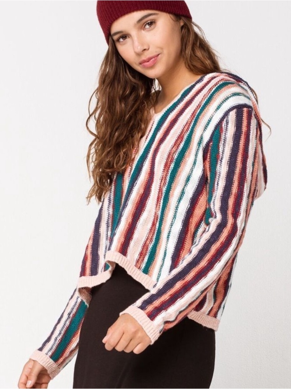 Roxy Sun Express Striped Beach Hoodie